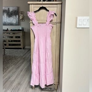 Hill House Ellie Nap Dress Pink Gingham size S